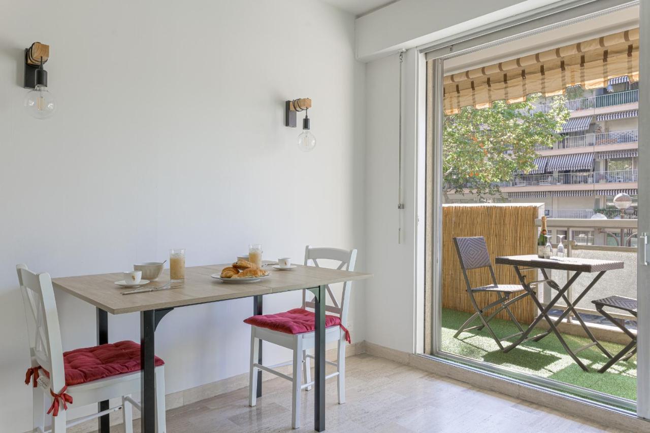 Cosy Studio - Centre Cannes - Terrasse - Clim - Wifi Exterior photo